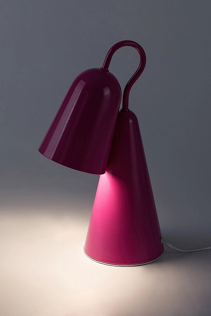 Lampada da tavolo moderna magenta orientabile E14 Rabalux