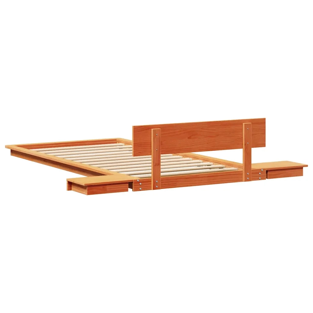 Struttura del letto-Giroletto Marrone 90 x 190 cm legno 975740