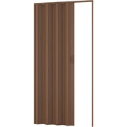 Porta d'arredo interna a soffietto noce - 100x214 cm
