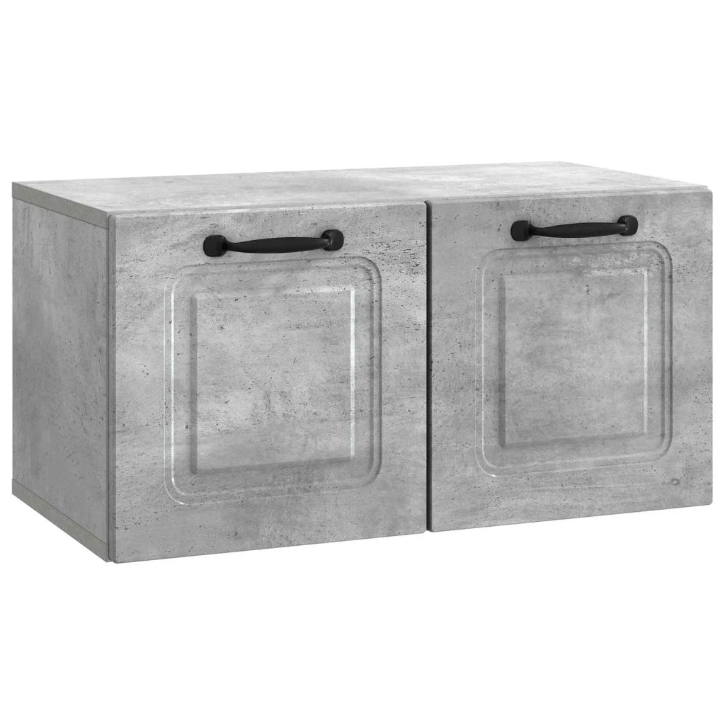 Mobile Porta TV da Muro-Credenza per TV sospesa Grigio Cemento 59,5 x 31 x 30 cm 939605