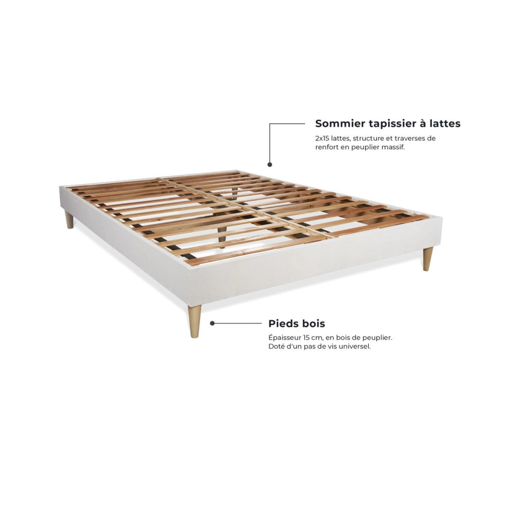 Set materasso e base 140x190 cm - Memo