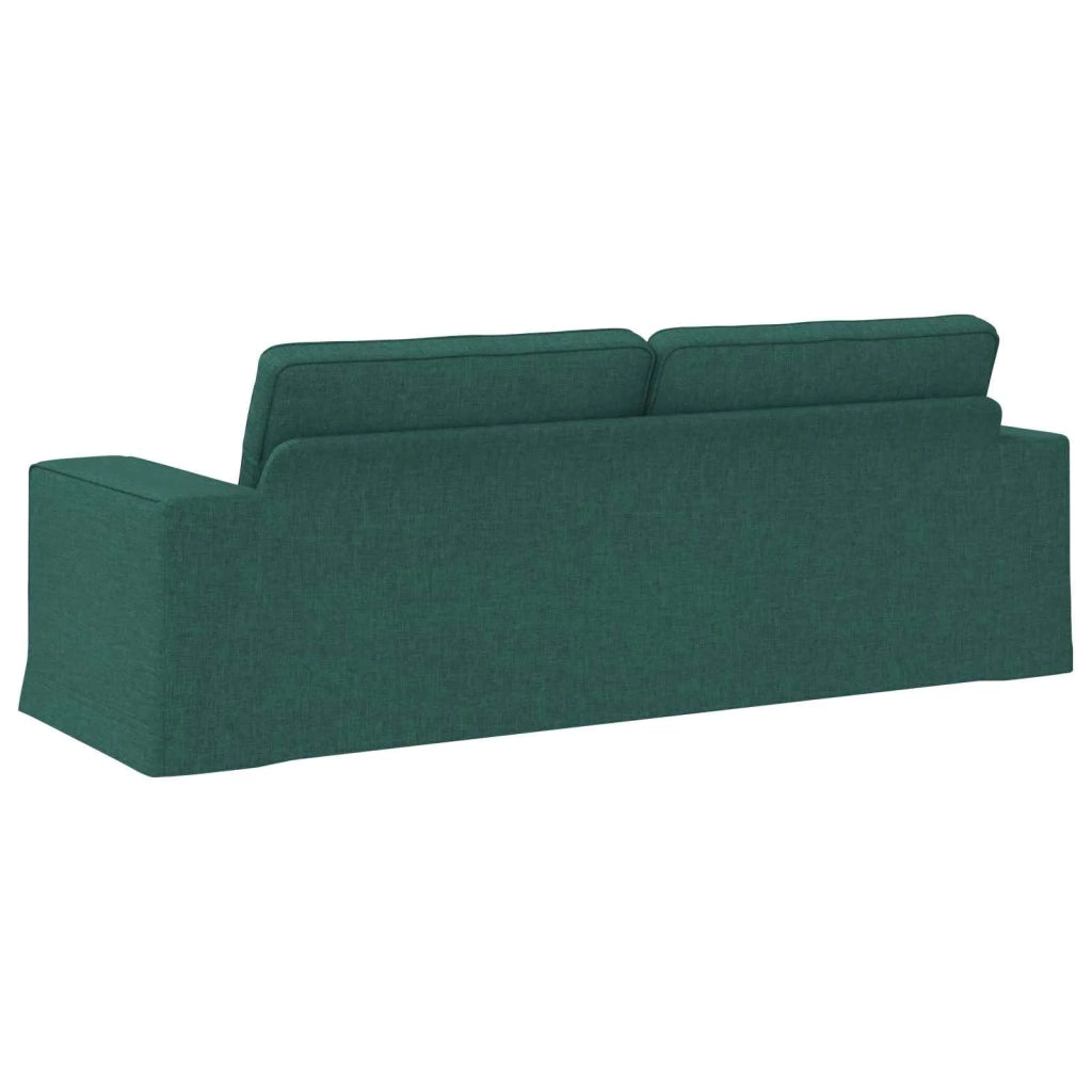 Divano Verde Scuro 222 x 80 x 82 cm Tessuto 42024400