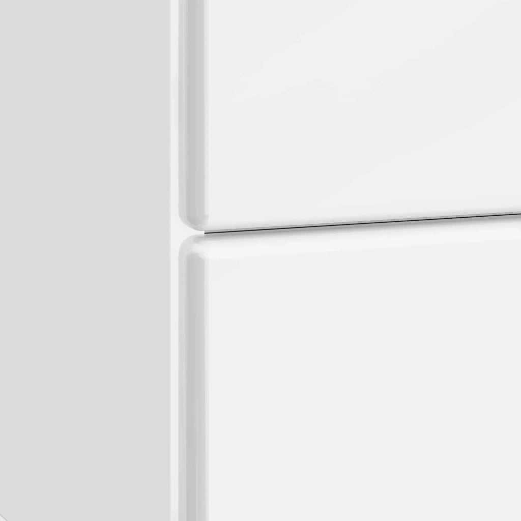 Armadio da Notte 2 pcs Bianco Lucido 43 x 34,5 x 47,5 cm 895454