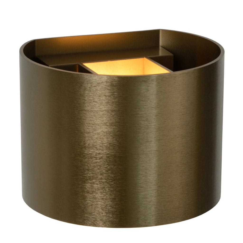 Applique Lucide Xio marrone alluminio G9 3,5W 2700K