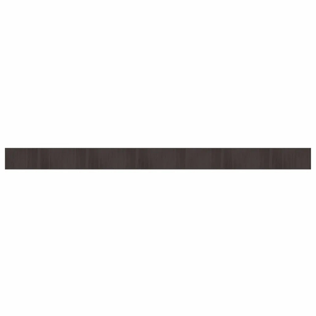 Tappeto del soggiorno | Tappeto Rettangolare Marrone Scuro 70x1000 cm in Bamb¨´