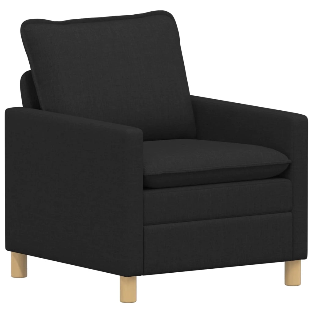 Set di divani 2 pz Nero Tessuto 3417061