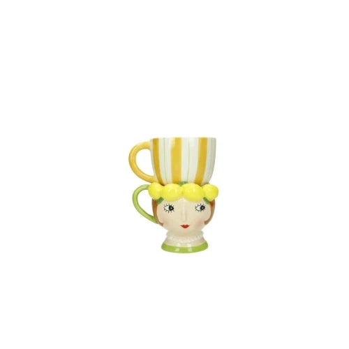 TAZZA DOUBLE LADY LIMONE DOLOMITE