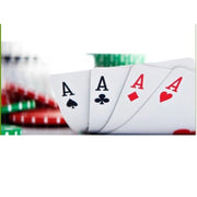 Trade Shop - 52 Carte Mazzo Da Gioco Poker + 2 Jolly Plastificate Lavabili Ramino Scala 40 -