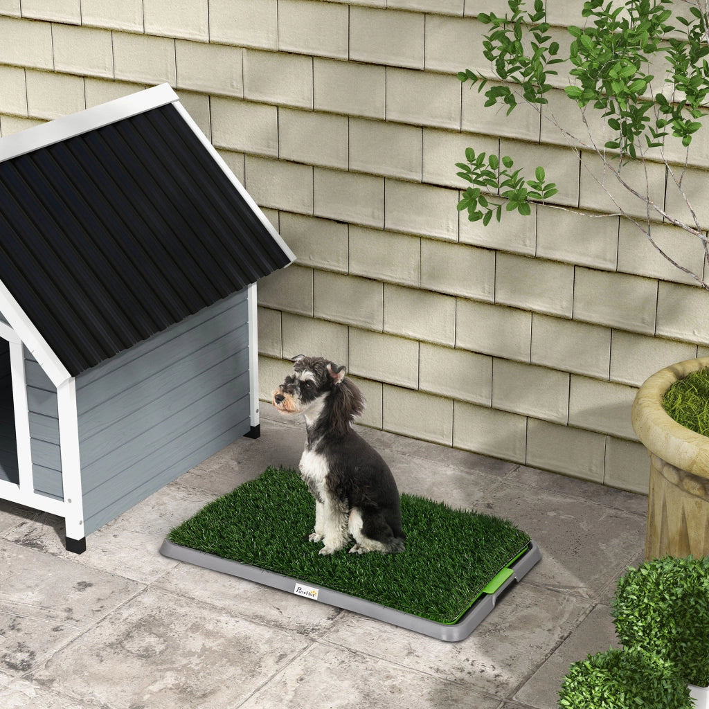 Toilette per Cani con Erba Artificiale ¨C Xylo ¨C Verde 67x41x3,5 cm