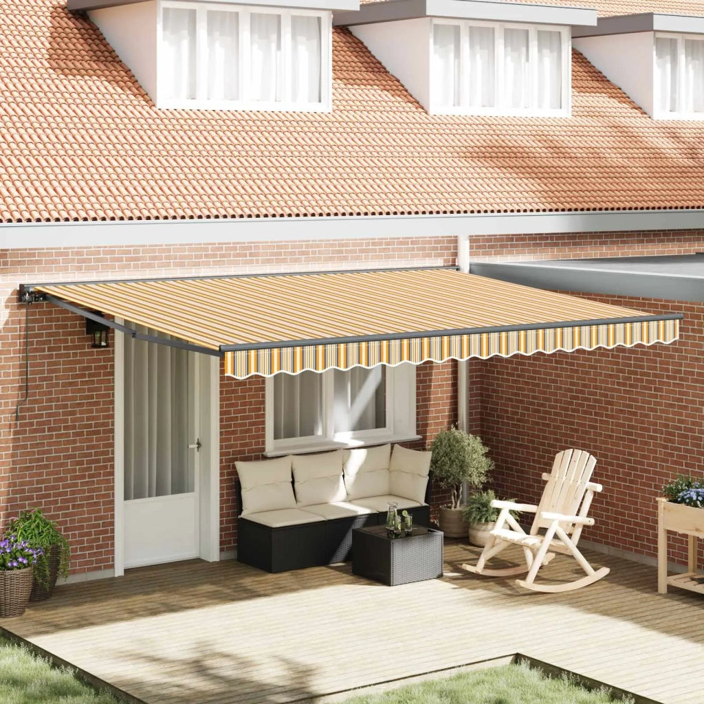 Struttura della tenda Giallo e Grigio 450 × 300 cm 3330953