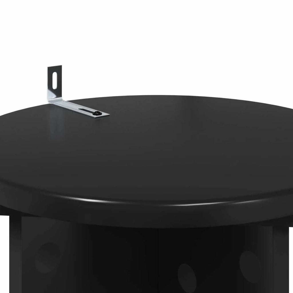 Supporto per piante | Sostegno per piante 2 pz Nero 29,5 x 29,5 x 60 cm