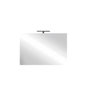 Specchio design KUBRICK – 80x75 cm con LED – Bianco lucido