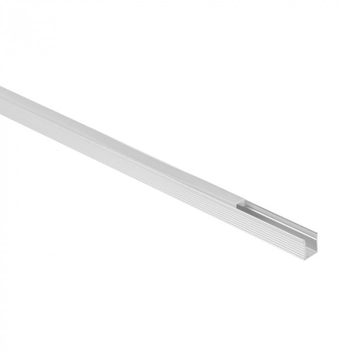 Profilo LED NW01 superficie anodizzato, diffusore opaco 1m