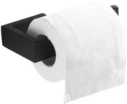 Montaggio per carta igienica - nero - acciaio inossidabile