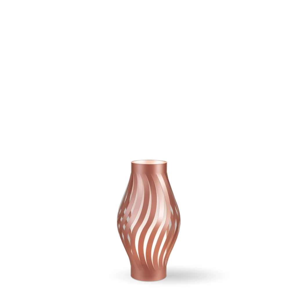 Lampada Da Scrivania-Ufficio Moderna Helios Polilux ® Rame 1 Luce E27 H40Cm