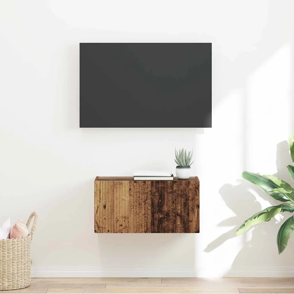 Mobile TV da parete Legno vecchio 60 x 31 x 29,5 cm 892205