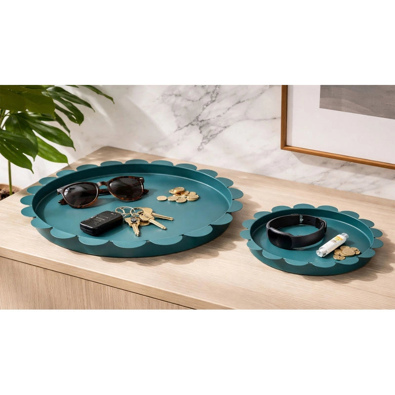 Set Tasche Saturno Rot. Ottanio Coppia cm ø 33x2-27,5x2