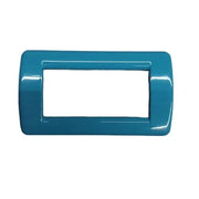 VIMAR IDEA - RONDO` PLACCA 4P METAL TURCHESE