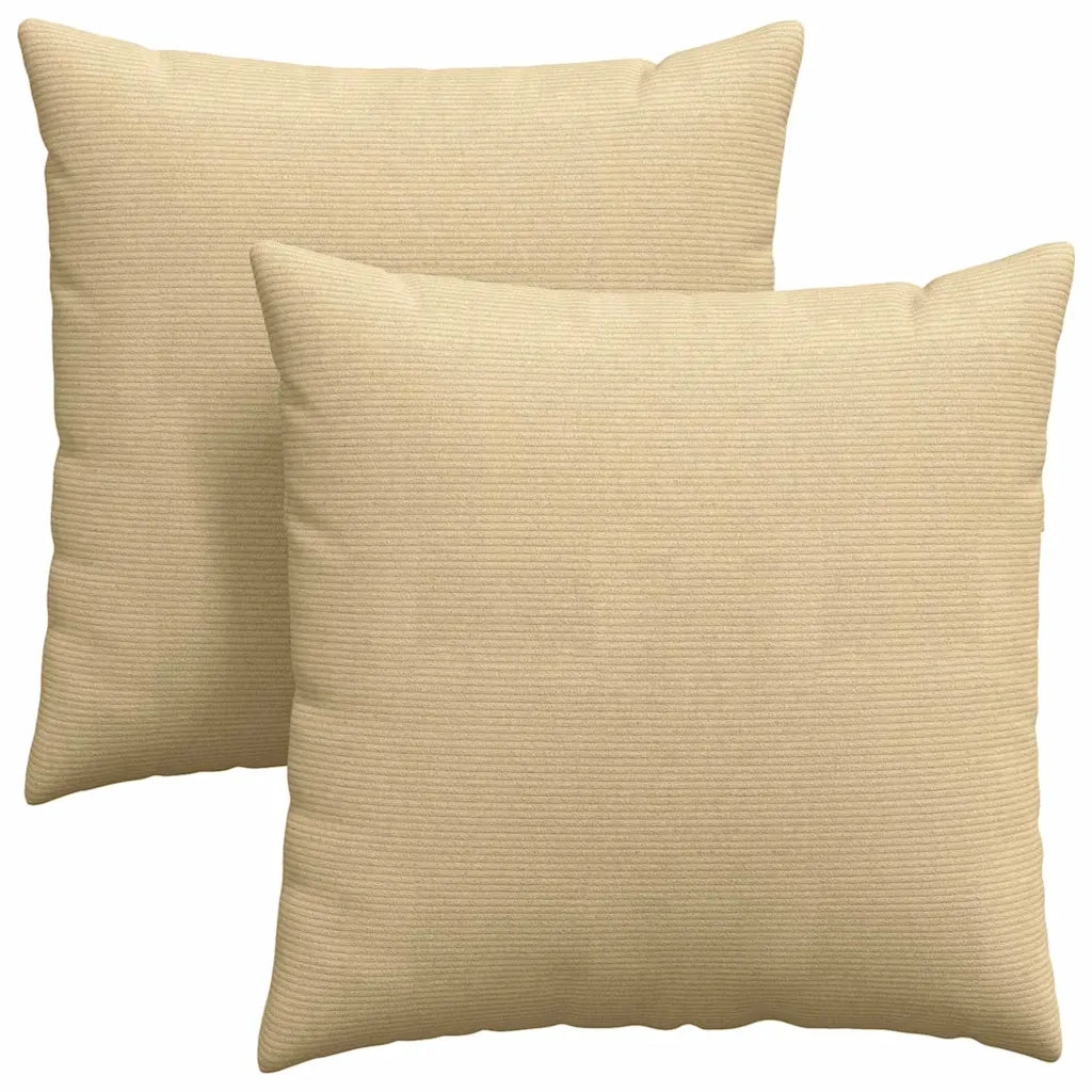 Cuscini da Divano 2 pcs Grigio Verde 60 x 60 cm 42014036