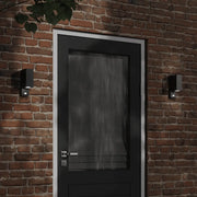Applique con Sensore Nera in Alluminio Pressofuso 4006308