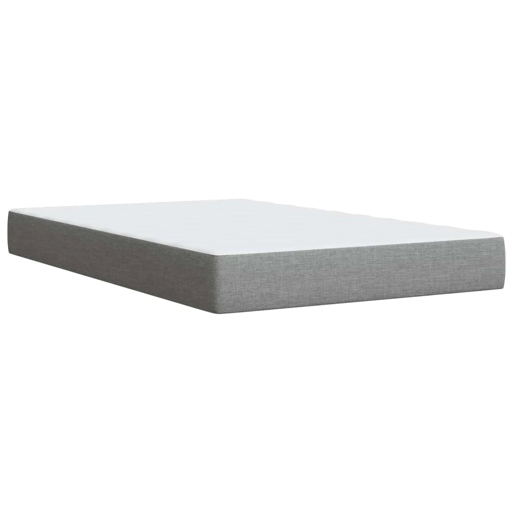 Letto box spring con materasso Grigio Chiaro 120 x 200 cm 3450453