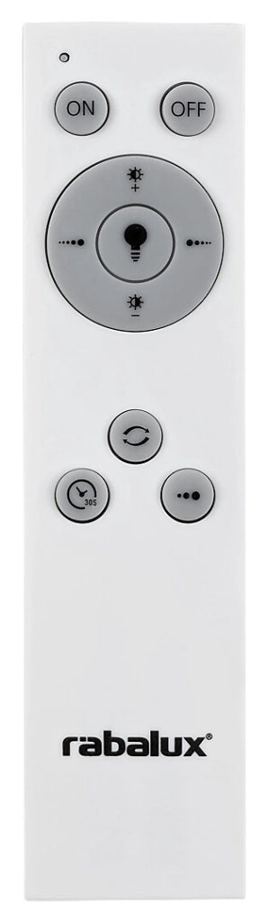 Plafoniera LED dimmerabile 48cm 38W nera Ceilo Rabalux