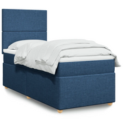 Giroletto a Molle con Materasso Blu 90x190 cm in Tessuto 3291134