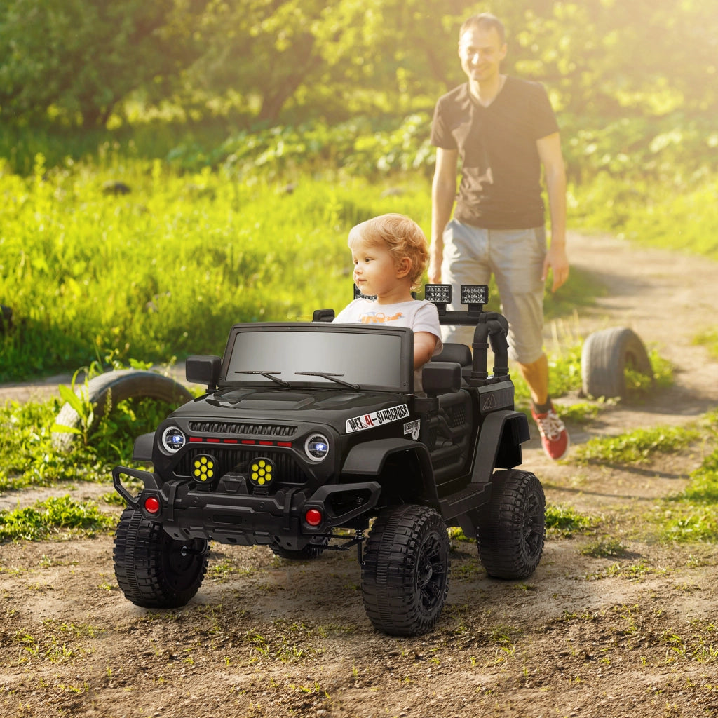 Auto Elettrica per Bambini con Telecomando ¨C Zephmum ¨C Nero