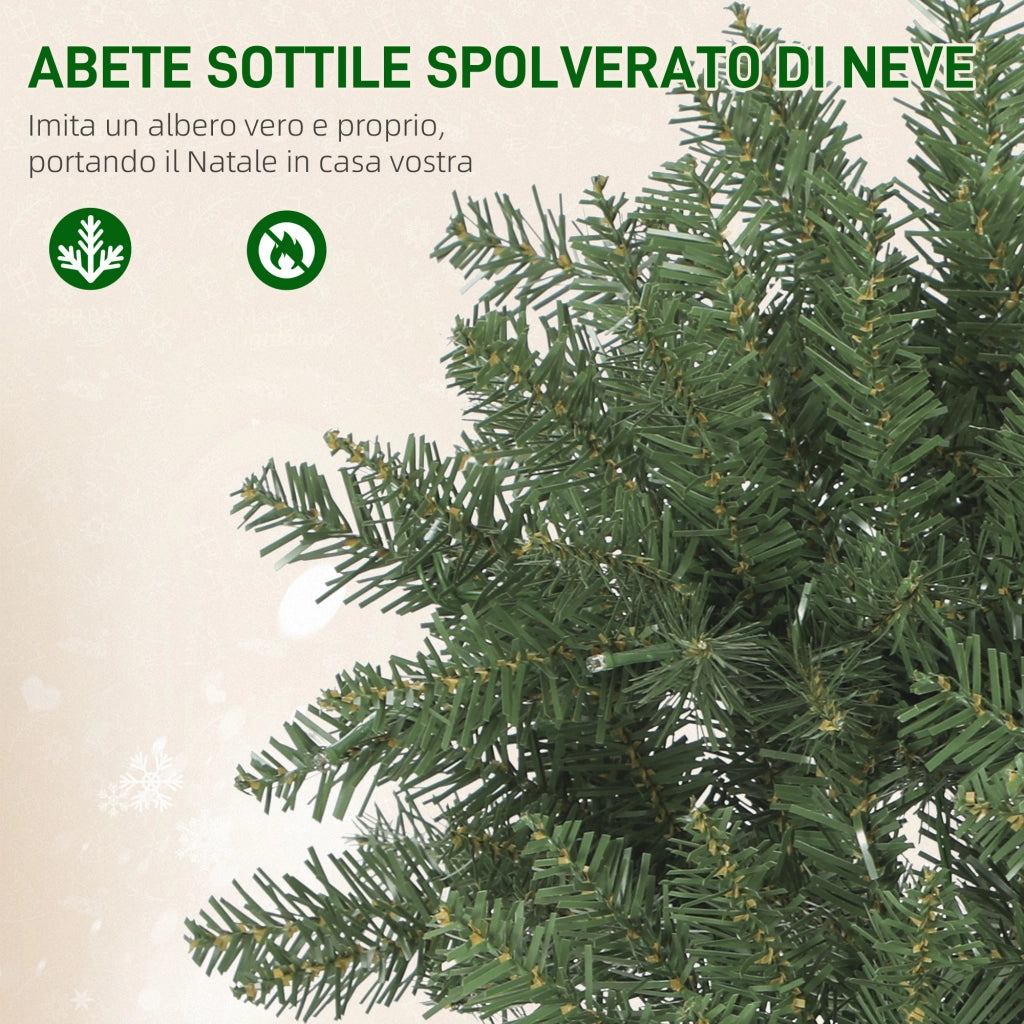 Albero di Natale Illuminato 180 cm ¨C Minimal ¨C 250 Luci Bianche e Colorate 9 Modalit¨¤