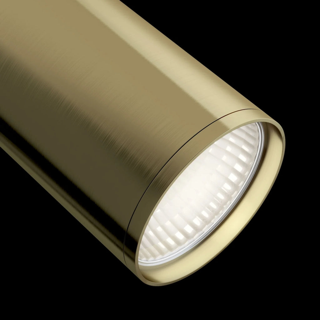 Maytoni Lampada da soffitto moderna FOCUS S 1 luce GU10 ottone metallo
