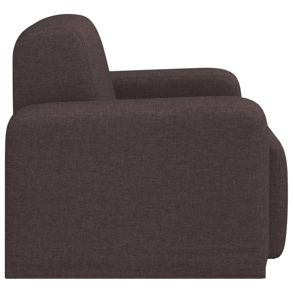 Poltrona Marrone Scuro Tessuto 42042420