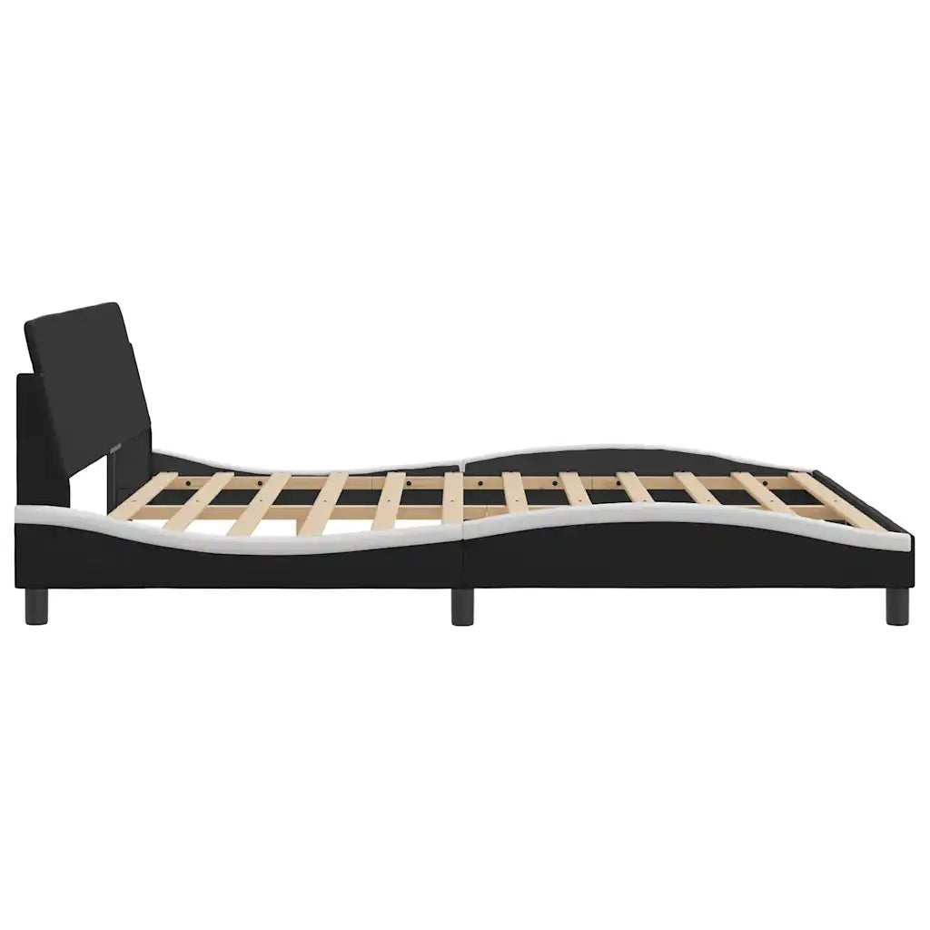 Giroletto Dover Nero e Bianco 152x203 cm in Similpelle 373310