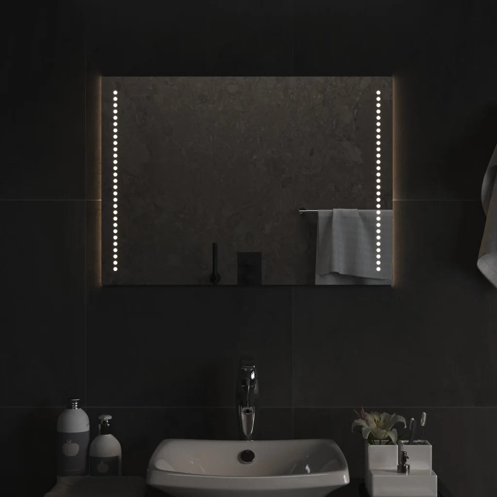Specchio da Bagno con Luci LED-Specchio per Bagno 50x70 cm 643922