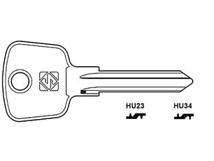 CHIAVI HUF PER AUTO OPEL- - HU23 - 5 pezzi SILCA