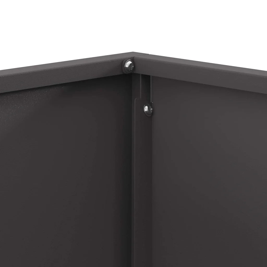 Focolare Nero 60 x 60 x 30 cm Acciaio CFW5602174