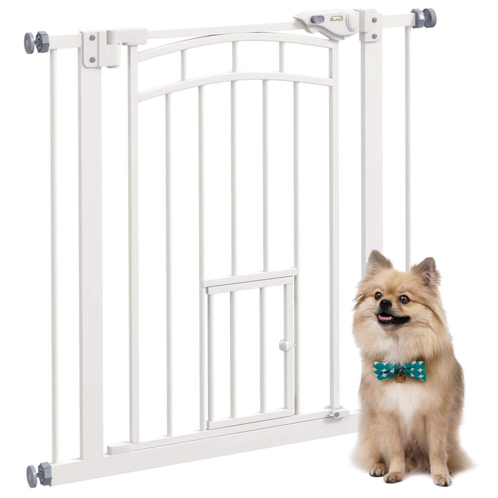 Barriera per animali ¨C zephmum ¨C nero acciaio 74-80 cm