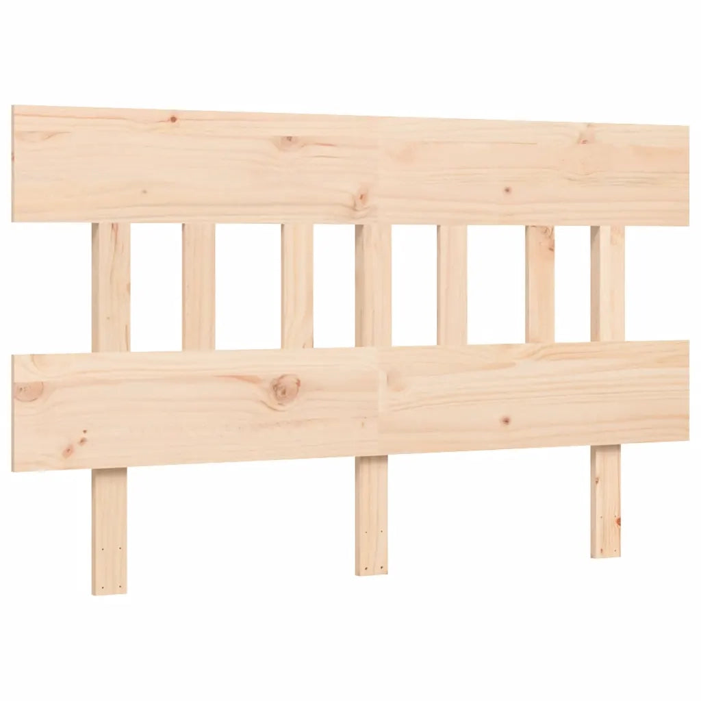 Letto per Anziani con Testiera-Struttura Letto per Anziani Small Double in Legno Massello 275641