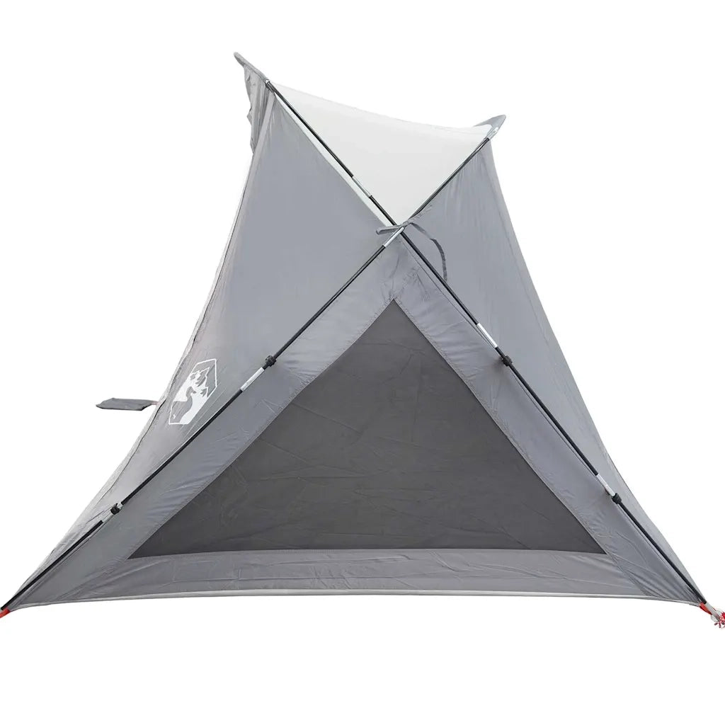 Tenda da Spiaggia 2 Persone Grigia Impermeabile 4009580