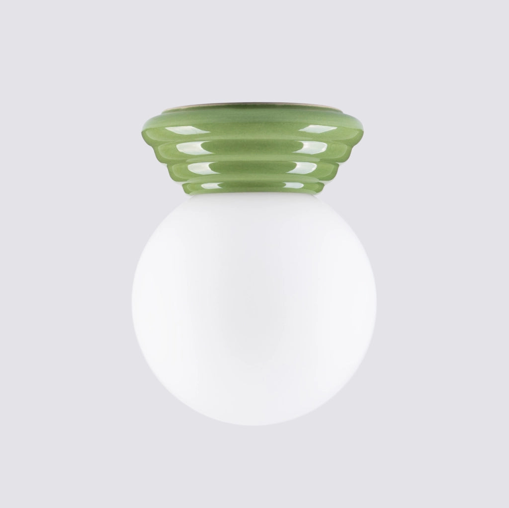 Lampada da soffitto ZORI verde IP44