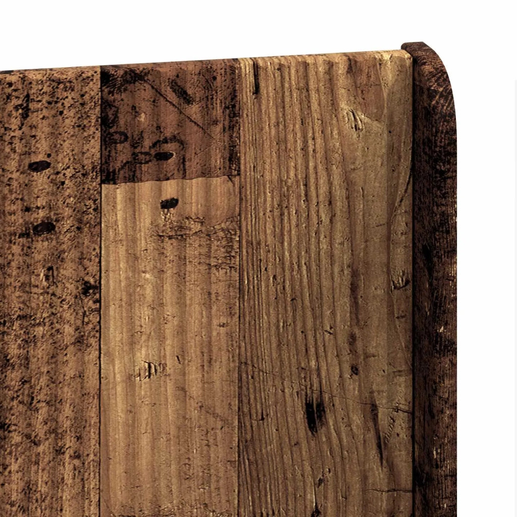 Struttura del letto con stoccaggio e testata Legno antico 3414249