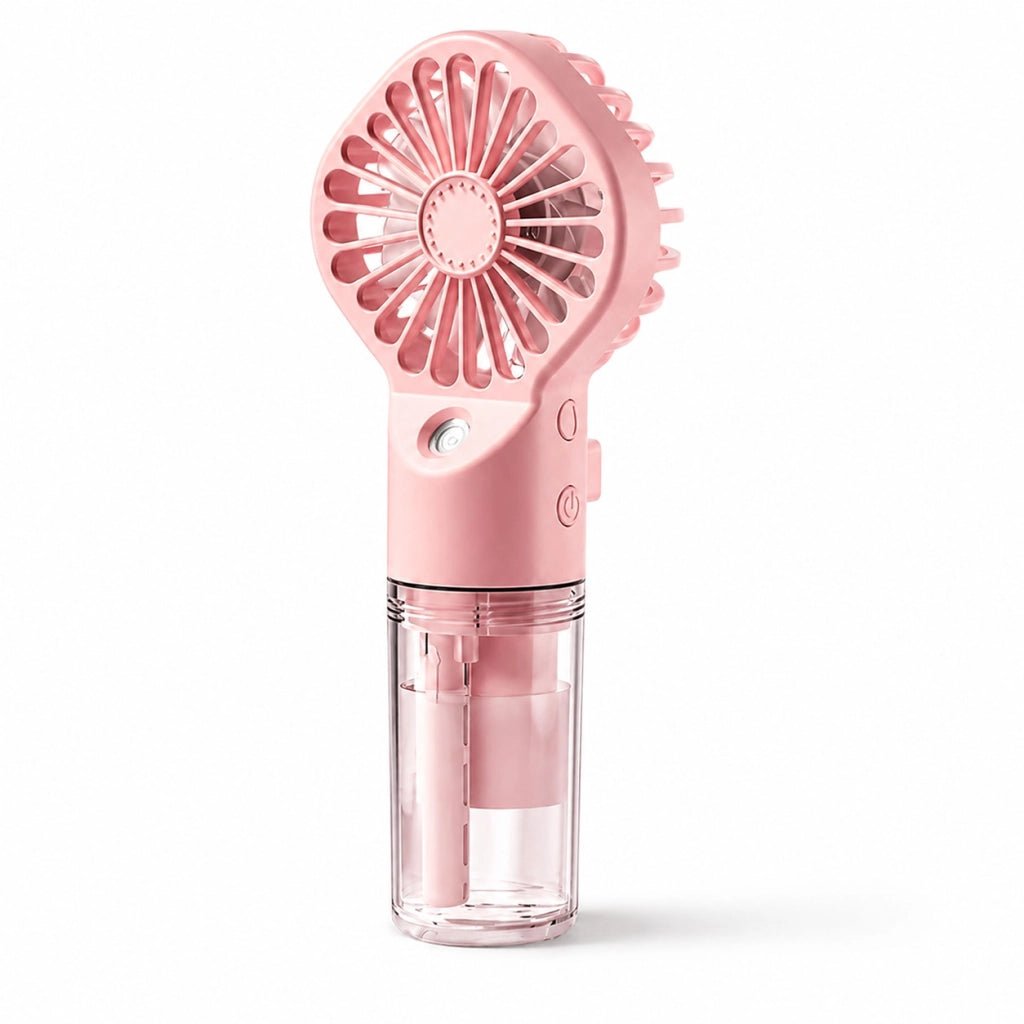 VENTILATORE PORTATILE CON SPRAY RICARICABILE USB MINI FAN UMIDIFICATORE AS-07115