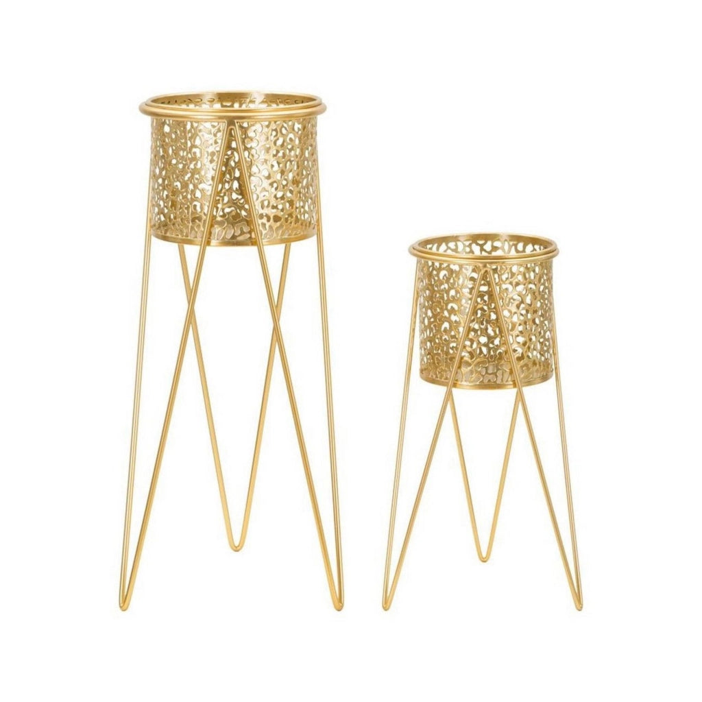 Oggettistica Robert, Complemento d'arredo, Articolo decorativo, Accessorio d'arredo, Oro, 21x20 h46 cm