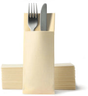 Set di posate in carta aereata di alta qualità - 50 pezzi - 32 x 40 cm - decorazione da tavola lussuosa