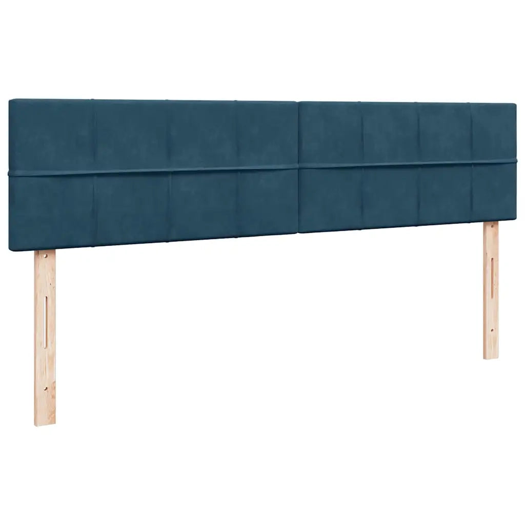 Struttura Letto Pouf con Materassi 180x200 cm Velluto 3312078