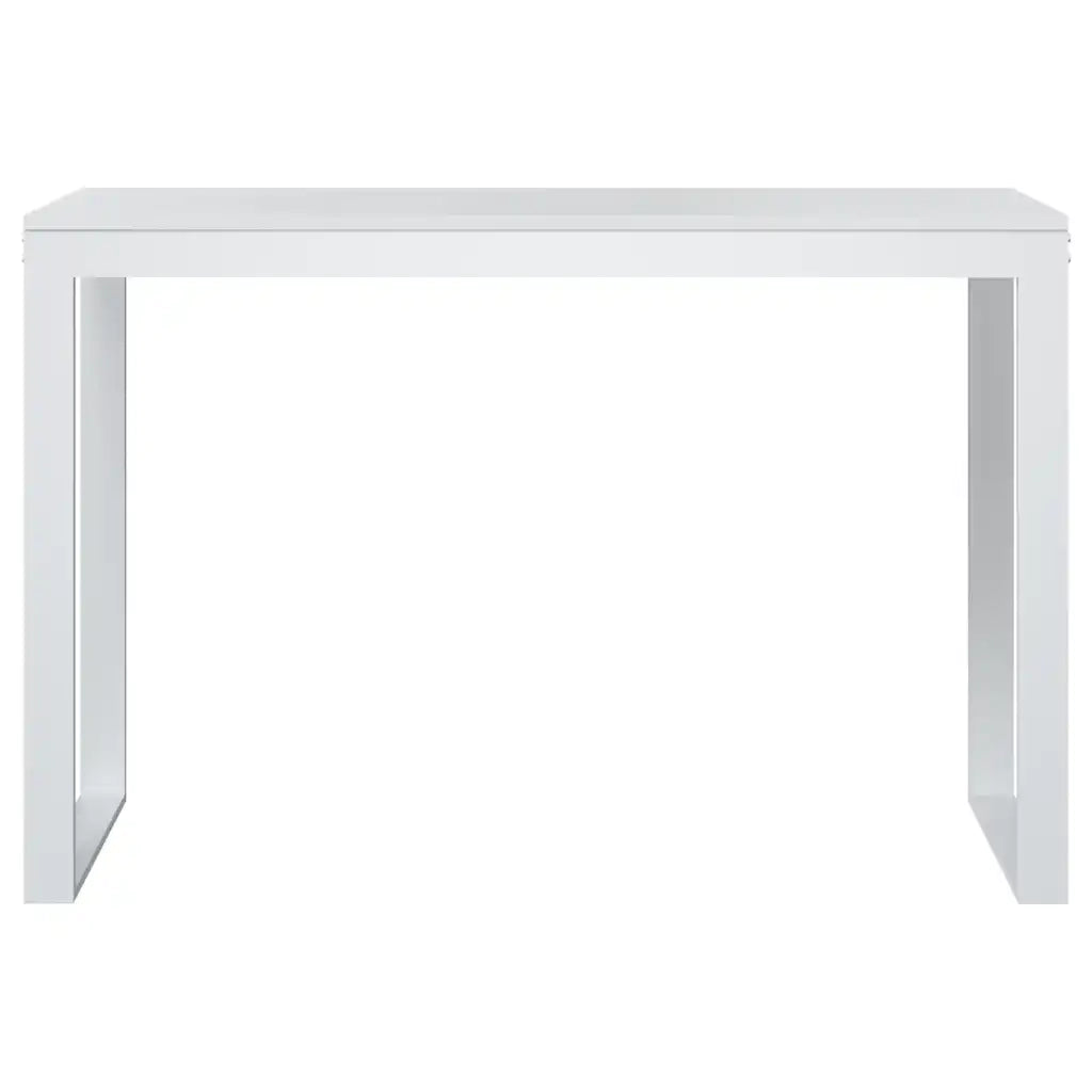 Scrivania per Computer Bianca 110x60x73 cm in Legno Multistrato 30197