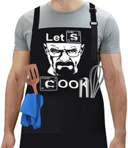 Cucina Grappig, schort per uomo e donna, grembiule impermeabile con 3 tasche, cucina, ristorante, caffè