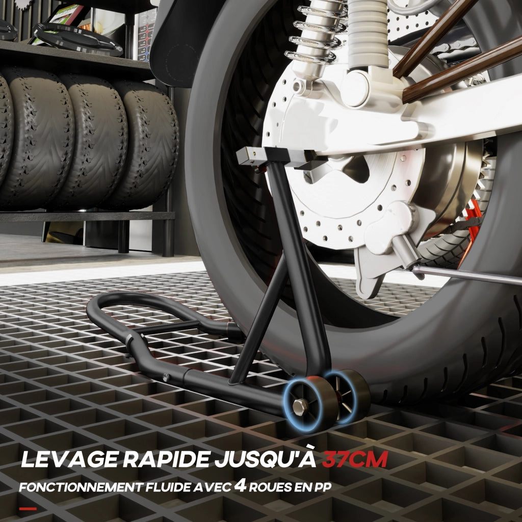 Supporto per ruota posteriore moto ¨C Minimal ¨C nero