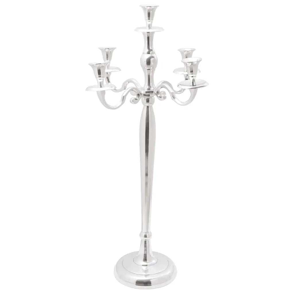 Candelabro Argento 32 x 32 x 79,5 cm Alluminio 42000156