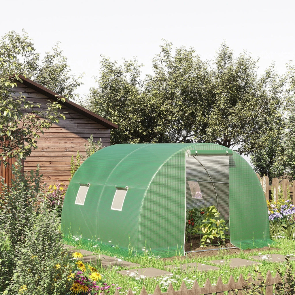 Serra da Giardino ¨C Minimal ¨C Verde 3x3x2m con Finestre