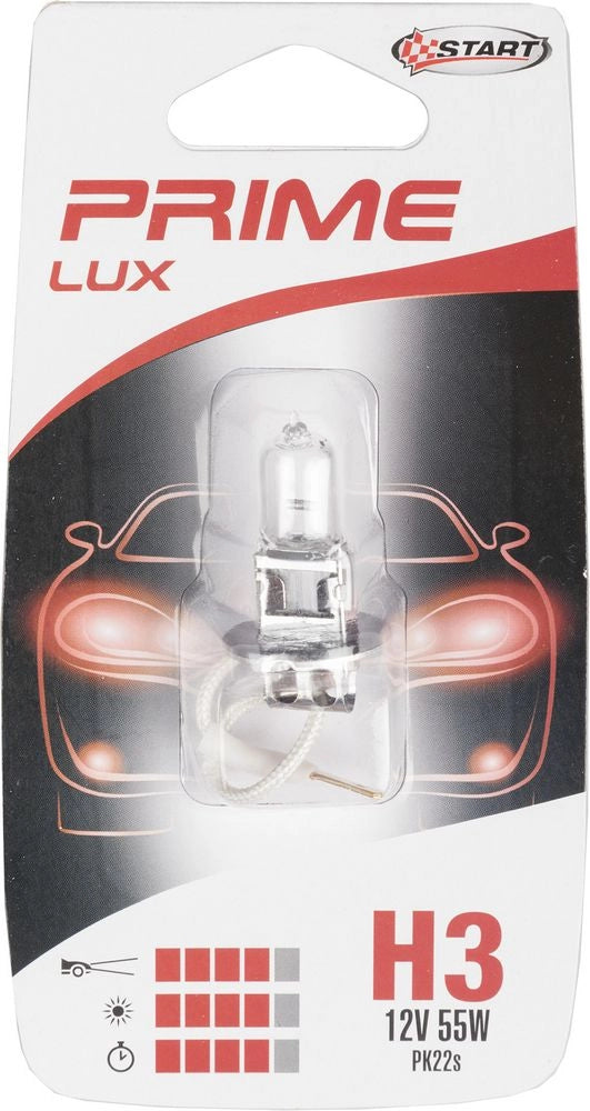 H3 Lampadina Singola Alogena per luci auto 12V 55W PK22s